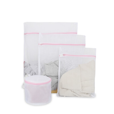 

BUBM laundry bag household large increase hair washing clothes mesh bag care wash bag underwear net bag washing machine special anti-deformation XYD-C4 coarse net four-piece
