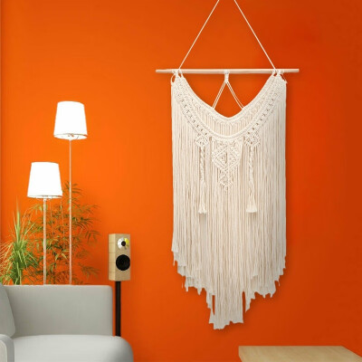 

Woven Tapestry Macrame Wall Hanging Tapestry Wall Decor Boho Chic Bohemian Woven Home Decoration