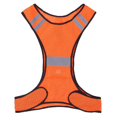 

High Visibility Night Safety Vest Outdoor Sports Breathable Mesh Reflective Vest with Pocket for Running Cycling Jogging Walking