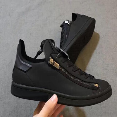 

2018 new mens Y3 Stan Smith Zip Trainerspersonality Men&women sneakersfurther luxury products from the designer rangeLeathe