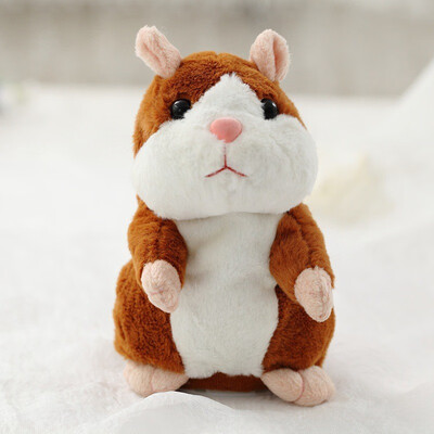 

15cm lovely speak Hamster talk sound record repeat stuffed plush Animal Kawaii plush toys
