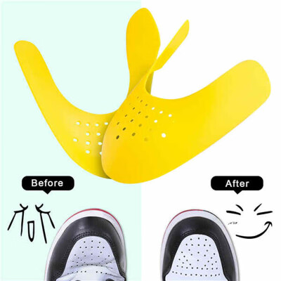 

1 Pair Washable Toe Cap Support Shoe Stretcher Practical Anti Crease Bending Crack Universal Sneaker Shield Shaper Expander