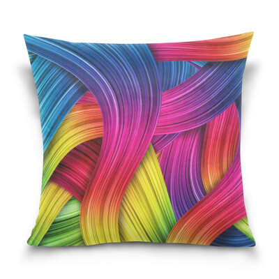 

ALAZA 16 X 16 inch Pillow Case Decorative Cushion Cover Abstract Color Pattern Pillowcase