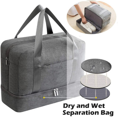 

Willstar Travel Bag Wet&Dry Separation Bag Waterproof Shoes Clothing Storage Sports Gym Bag