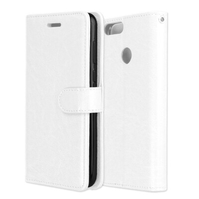 

MOONCASE Huawei P Smart 3 Card Photo Frame Leather Case - White