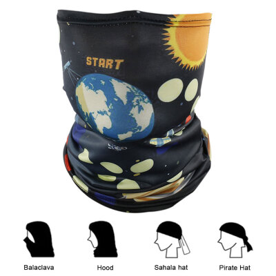 

Willstar Kids Cute Printed Face Cover Scarf Bandana Children Dustproof Bandana Half Faces Scarves Outdoor Cycling