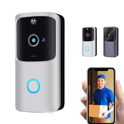 

Smart Wifi Video Doorbell 1080P Wireless Smart Door Bell Camera Security Night Vision Wifi Intercom