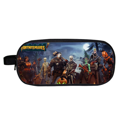 

Fortnite Night Animation Children Pencil Bag Pen Bags Students Stationery Bag