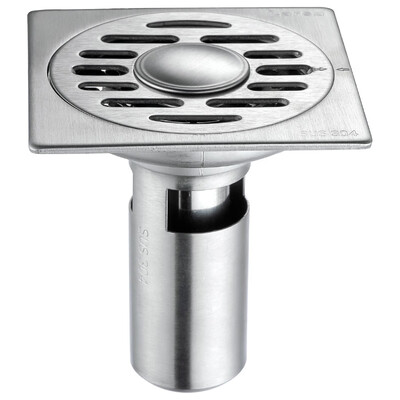 

Larsd 8807B 304 stainless steel floor drain deodorant&odor-resistant floor drain washing machine floor drain deodorant floor drain filter core