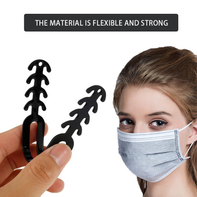 

Willstar 10PCS Adjustable Soft PVC Face Mask Strap Hook Extender Adjuster for Ear Loop Mask