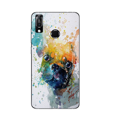 

TPU Soft Phone Case for Vodafone smart X9 VDF 820 Back Cover Rose Colored plum deer style