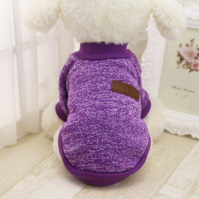 

Classic Dog Clothes Warm Puppy Outfit Pet Jacket Coat Winter Dog Clothes Soft Sweater Clothing For Small Dogs Chihuahua 25S1