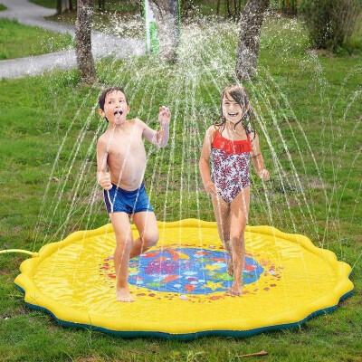 

170cm Inflatable Spray Water Cushion Summer Kids Play Water Mat Lawn Games Pad Sprinkler Splash Pad for Kids