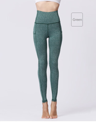 

Womens High Waist Yoga Pants with Side Pockets Tummy Control Workout Running 4 Way Stretch Sports Leggings