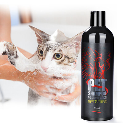 

Chinese animal cat shower gel cat special bath shampoo bath cat bath killing bacteria removal pet bath cat supplies 550ml