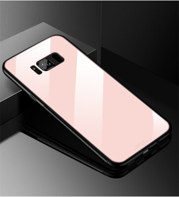 

Goowiiz Phone Case For Samsung Galaxy S8S8 PlusNote 8J4J6J400J600 Luxury Fashion Tempered Glass Slim Cover Soft edge