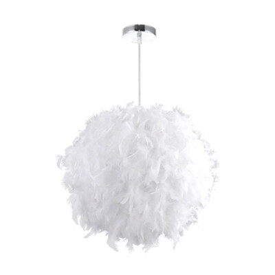 

Feather Lamp Shade for Ceiling Pendant Light Lampshade Table&Floor Lamp