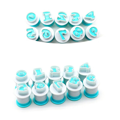 

Letter Case & Digital Fondant Stamp Kids Handmade DIY Mould Cookie Tools