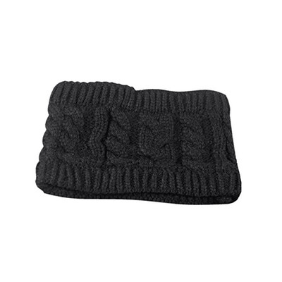 

Women Fashion Knitted Headband Winter Warm Cap Crochet Head-Wrap No Top Hat Headband
