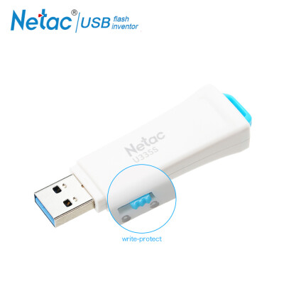 

Netac U335S Write Protect Security USB Flash Drive USB 30 32GB 16GB White Pen Drive Plastic Memory Storage Protected Pendrive