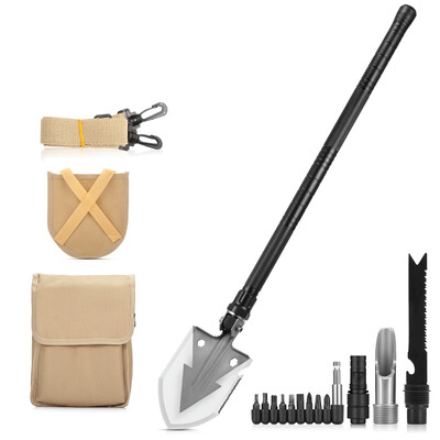 

NACATIN Multi-use Folding Shovel Tactical Entrenching Tool for Camping Hiking
