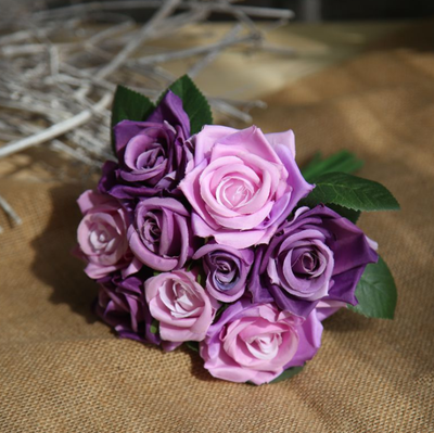 

Rose flower artificial flower simulation flower Wedding bouquet home decoration