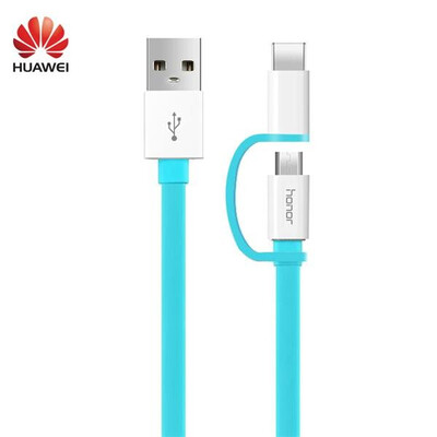 

HUAWEI Honor Original Two-In-One Data Cable 15M Blue