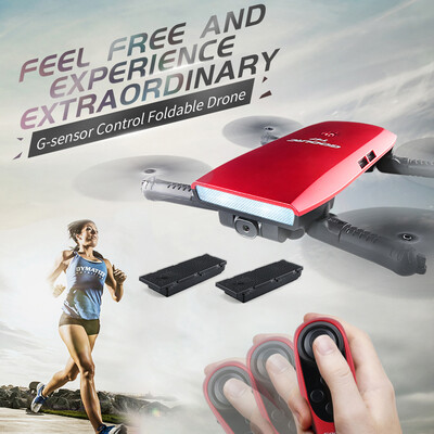

GoolRC T47 6-Axis Gyro WIFI FPV 720P HD Camera Quadcopter Foldable G-sensor RC Selfie Drone RTF One Extra Battery