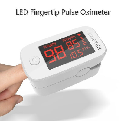 

LED Fingertip Pulse Oximeter SPO2 Monitor Blood Oxygen Saturation Monitor with PR Respiratory Rate Perfusion Index