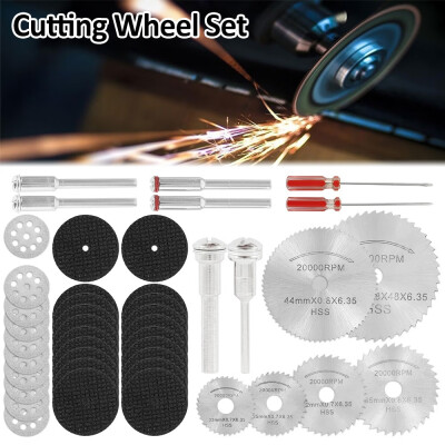 

36pcs Resin Cutting Wheel Discs Cut Off Set Bit Kit For Rotary Tool Hobby