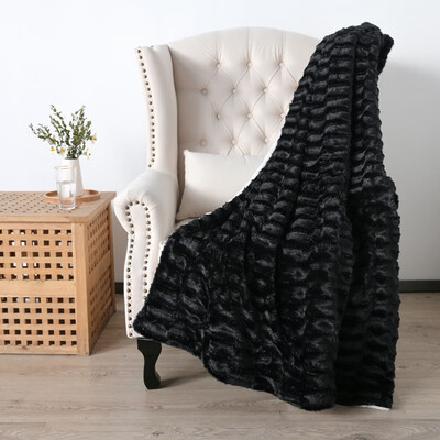 

Willstar Faux Fur Flannel Sherpa Throw Fleece Blanket Mink Warm Large Bed Sofa Floor Camp