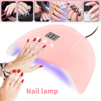 

Nail Dryer 54W UV LED Nail Gel Polish Curing Lamp Professional Timers Dryer US