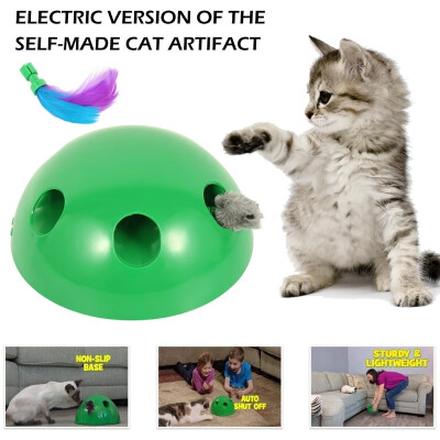 

Automatic Interactive Motion Cat Toy Mouse Tease Electronic Pet ToyWithout battery