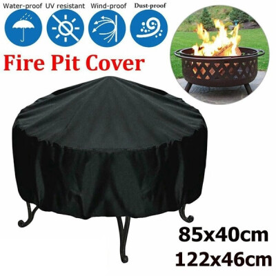 

Willstar Large Fire Pit Cover WaterProof UV Resistant BBQ Rain Outdoor Patios Garden