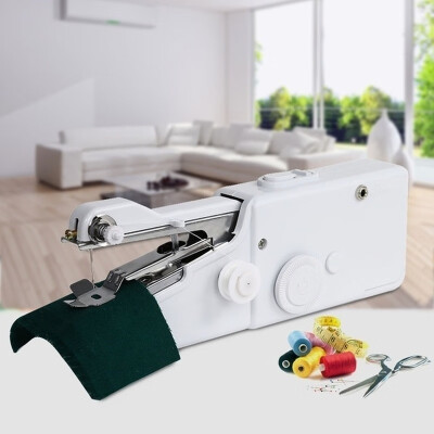 

Portable Home Mini Hand Sewing Machine Fast Sewing Thread Cordless Clothes Fabric Electronic Sewing Machine