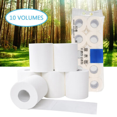 

10 Rolls Toilet Tissue Home Bath Toilet Roll Toilet Paper Soft Toilet Paper Skin-friendly Paper Towels