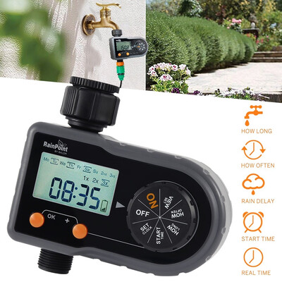 

Digital LCD Auto Watering Timer Water saving Irrigation Controller Garden Tool