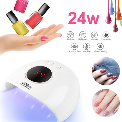 

LED Lamp 24W Nail Dryer LCD Display Nail Dryer Lamp for Curing Gel Polish Nail Manicure