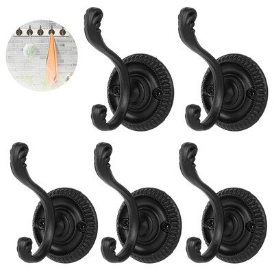 

Willstar 5X Vintage Zinc Coat Hooks Robe Hooks Hat Clothes Hooks Hoder Wall Hangings