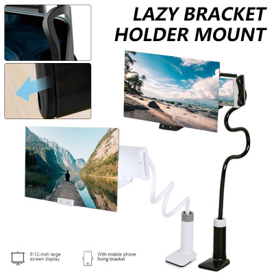 

8"12" Cell Phone Lazy Bracket Holder Mount 3D Screen Amplifier Magnifier