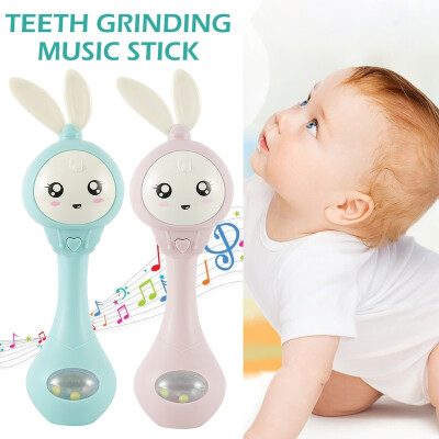 

Cute Baby Music Teether Rattle Toy for Child 0-12 Education Mobile Cot Kids Bed Bell Newborn Stroller Crib Infant Pacifier