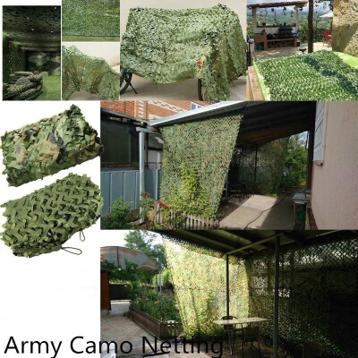 

Military Camouflage Net Woodlands Leaves Camo Cover for Camping Hunting