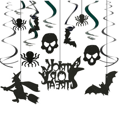 

13-Pc Halloween Hanging Swirls Party Mexican Spooky Decoration
