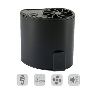 

Willstar Portable USB Rechargeable Lazy Fan Hanging Waist Mini Cooling Sports Rest Fan