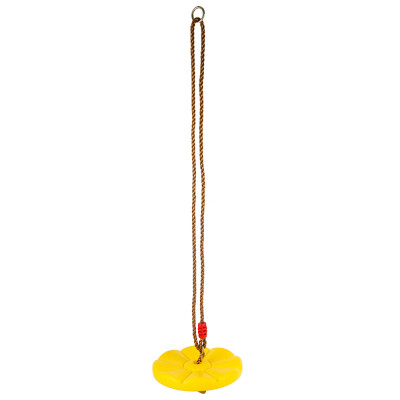 

Monkey Button Disc or Disk Swing Seat with Adjustable Silky Weatherproof Rope