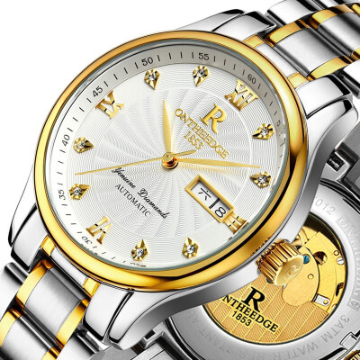 

Man Automatic mechanical watch Business affairs Wrist watch Waterproof steel strip Calendar watch