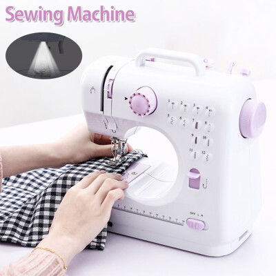 

12 Flower Type LED USB Electric Sewing Machine Pedal 2 Speed Adjustable Multifunction Quilting Household Desktop Sew Tool