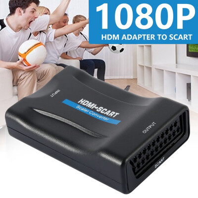 

Portable SCART to HDMIHDMI to SCART Video Audio High-end Scaler Converter Adapter