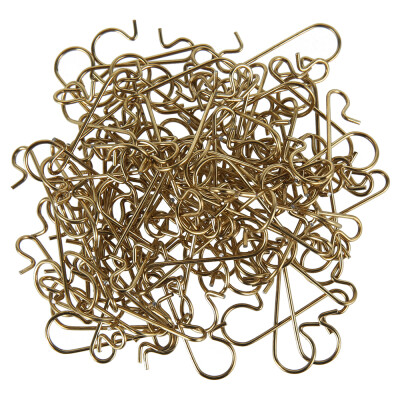 

Willstar 100PCS -Shaped Christmas Bauble Ornament Hooks Metal Hanger Mini Hooks for Hanging Xmas Tree Gold-Golden Golden