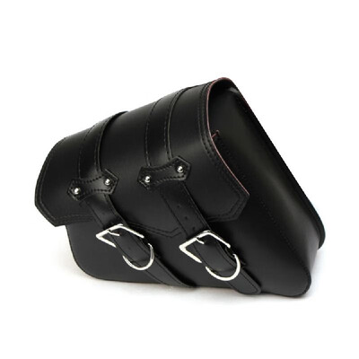 

Motorcycle Autobike Side Bag Saddlebags Pouch Pu Leather Tool Bag For Harley Davidson Touring Cruiser